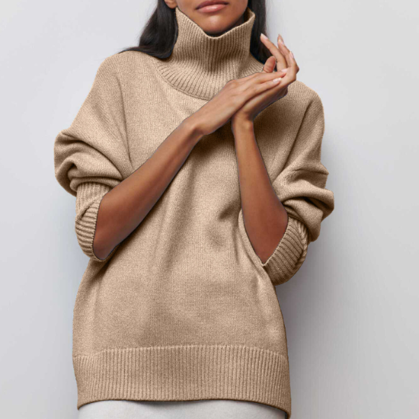 Berenice – Pullover med Høy Krage