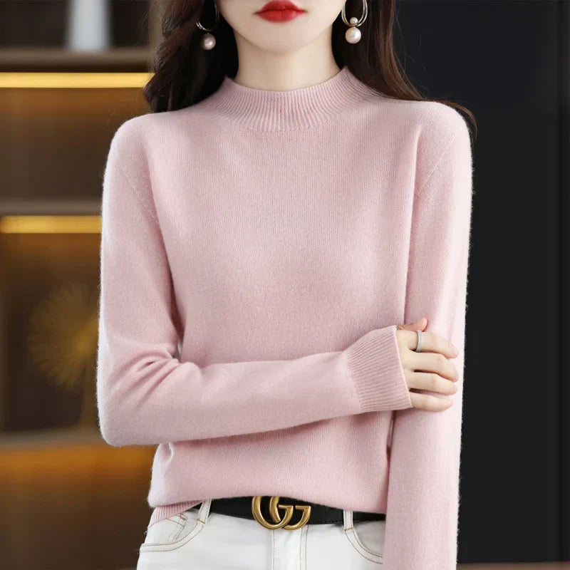 Carlotta – Elegant pullover med flette-mønster