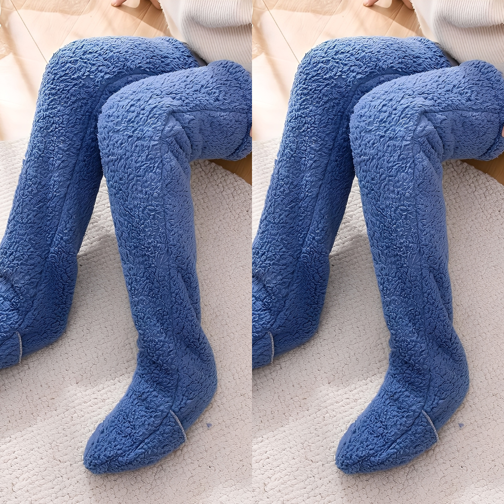 Camellia - Varme, overknee vintersokker for damer