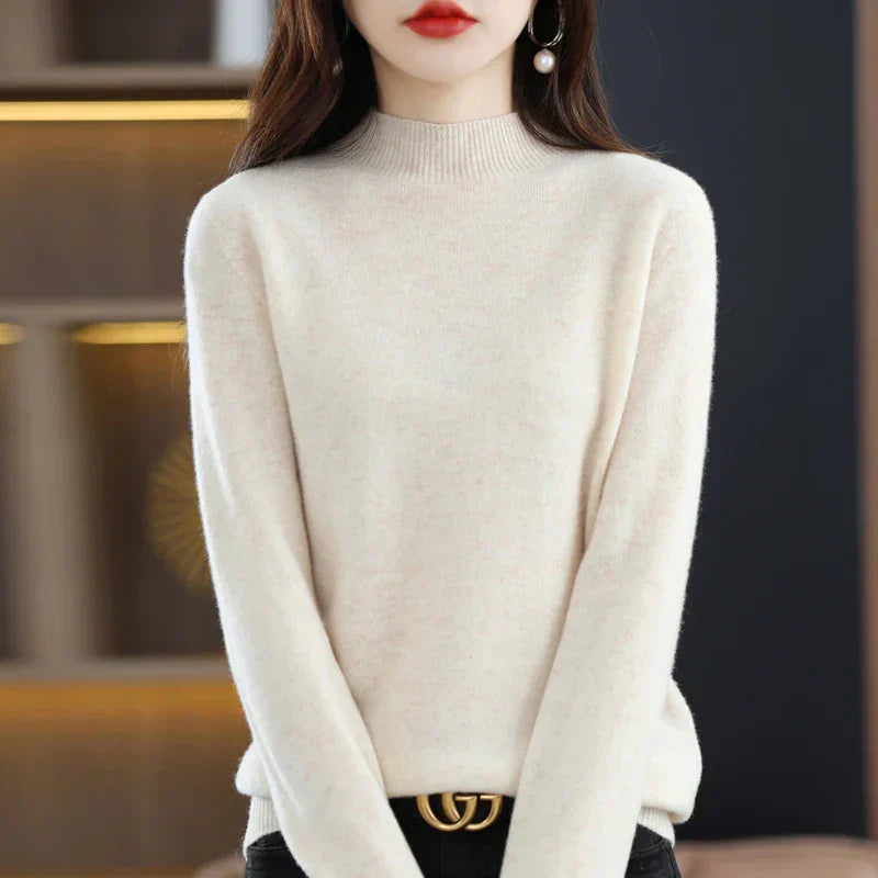 Carlotta – Elegant pullover med flette-mønster