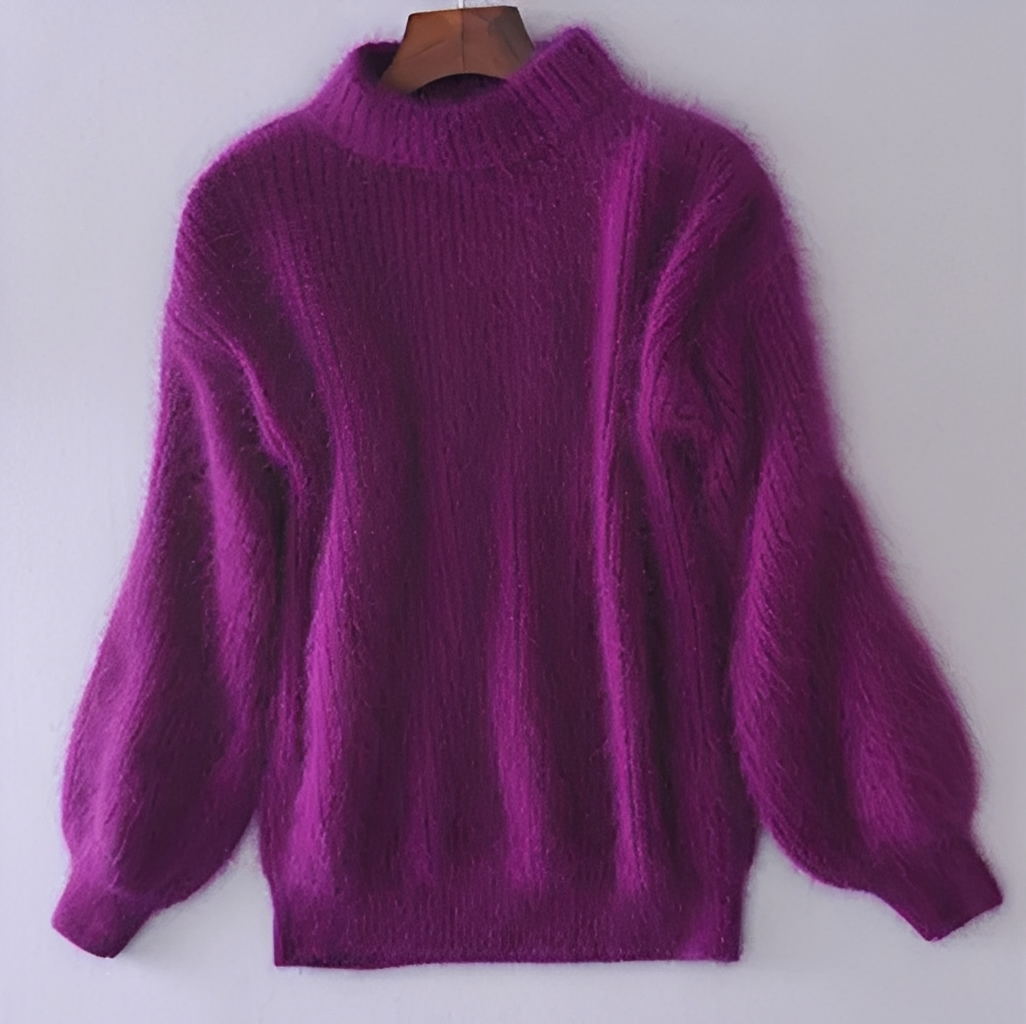 Brenda – Vintage genser i angora-stil