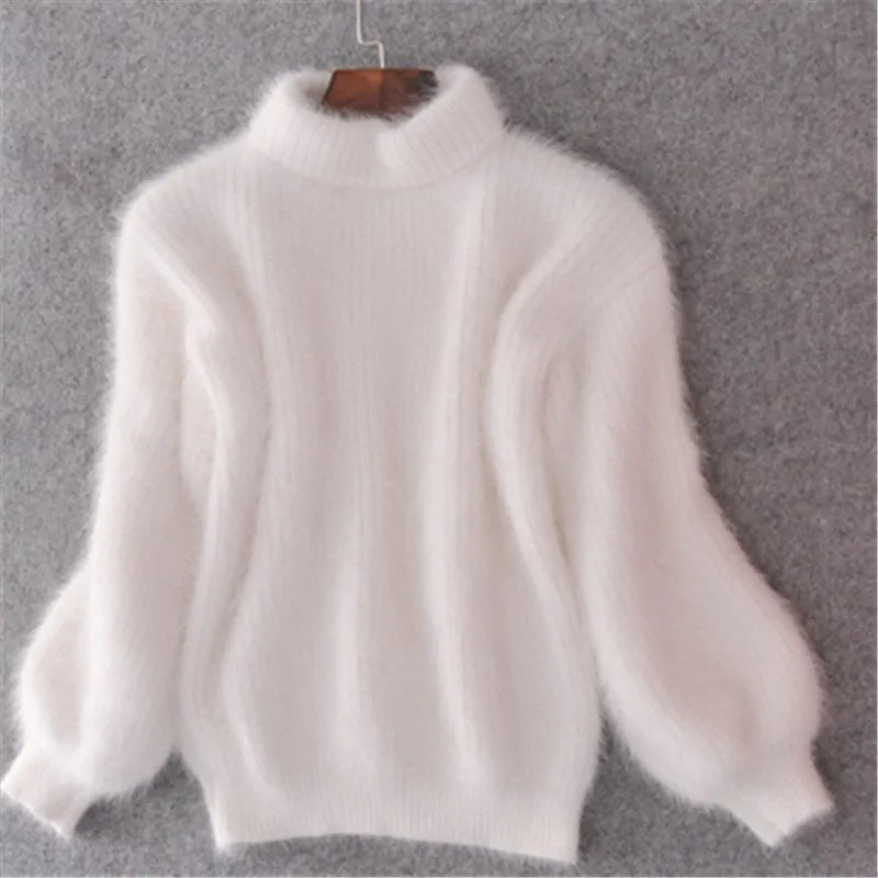 Brenda – Vintage genser i angora-stil