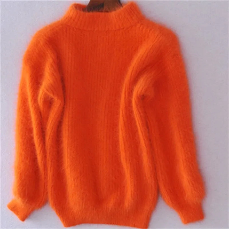 Brenda – Vintage genser i angora-stil