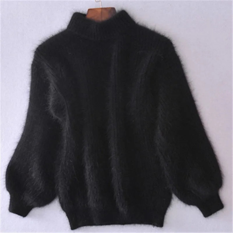 Brenda – Vintage genser i angora-stil