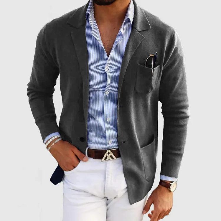 Noah – Elegant blazer med lommer for menn
