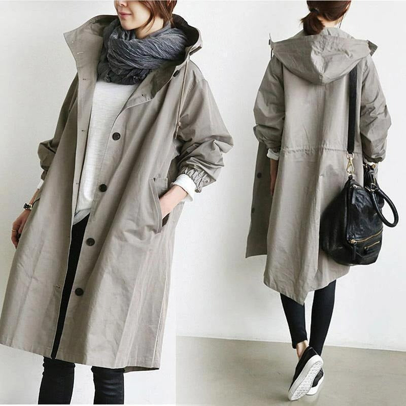 Maren – Trenchcoat Dame Lett Vanntett