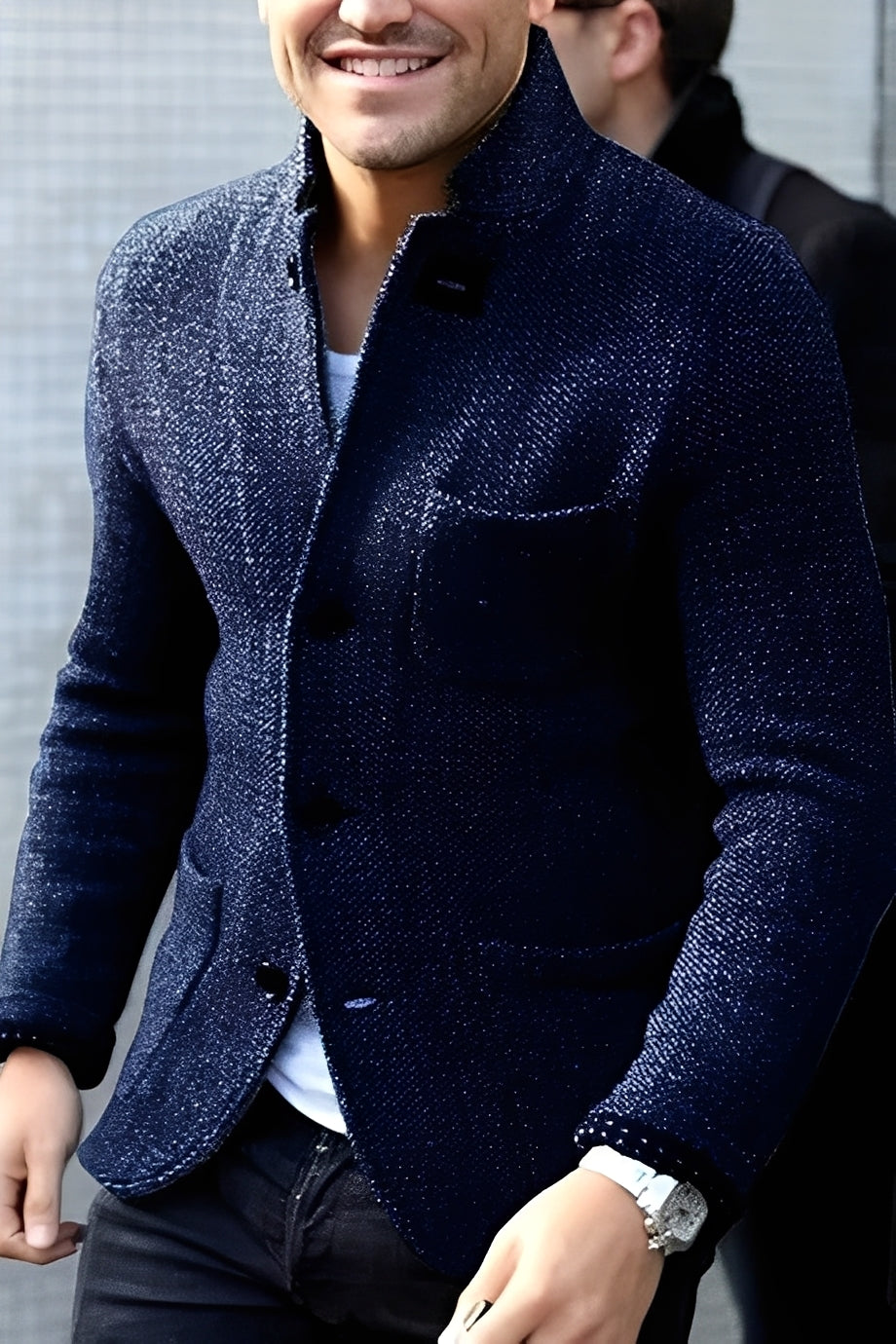 Hardy - Motebevisst, smalt snitt kort frakk for herrer