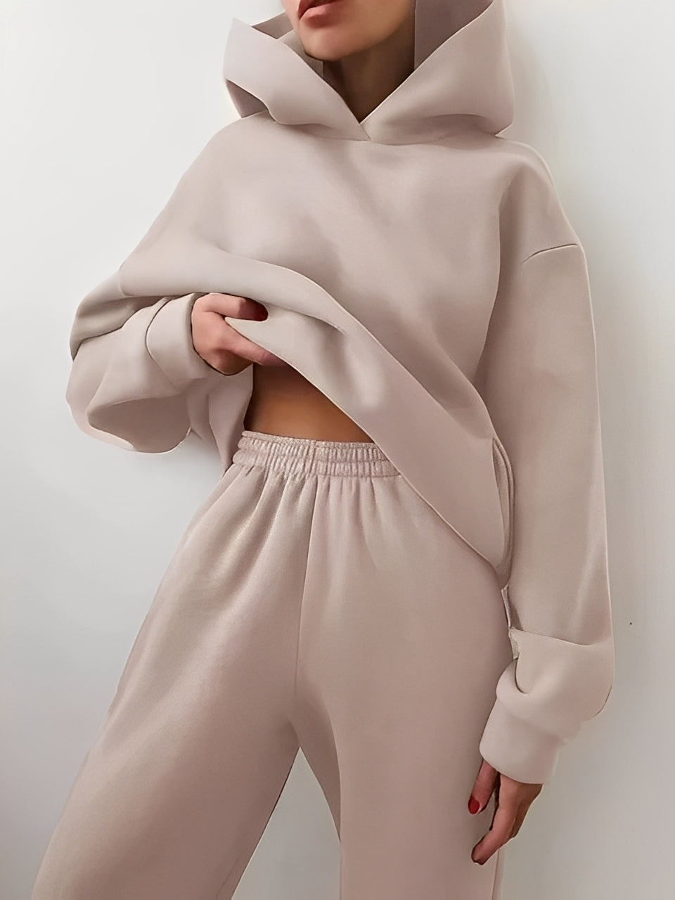 Adelia – Enfarget Hoodie-Set
