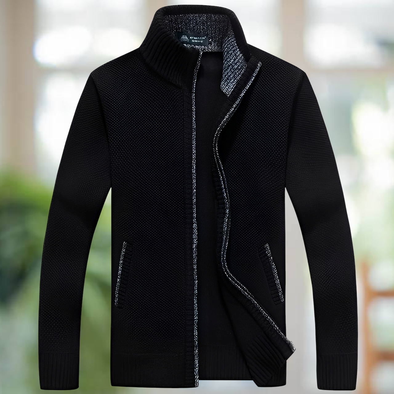 Iker – Fôret strikkejakke for herrer