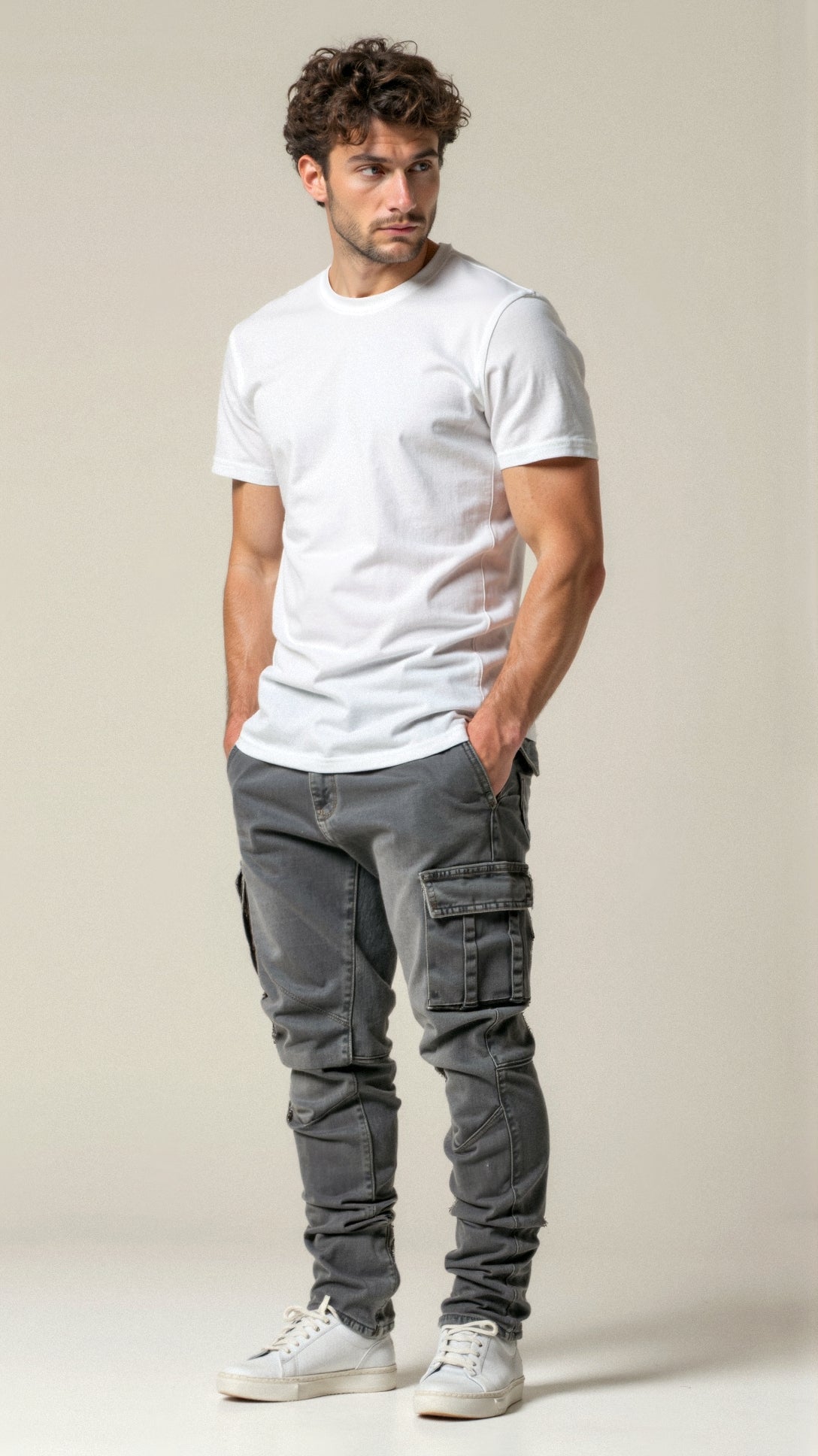 Casper – Stretch Cargo-jeans