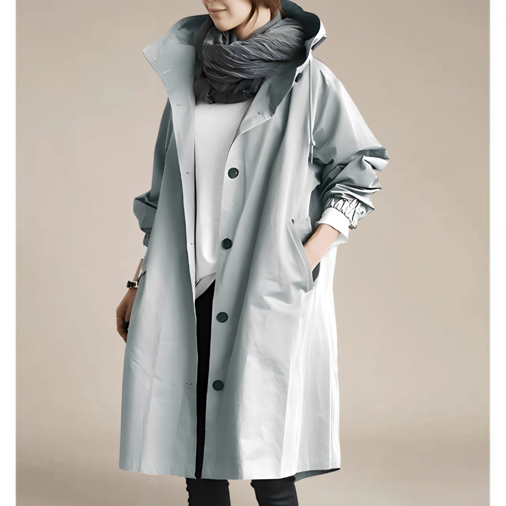 Maren – Trenchcoat Dame Lett Vanntett