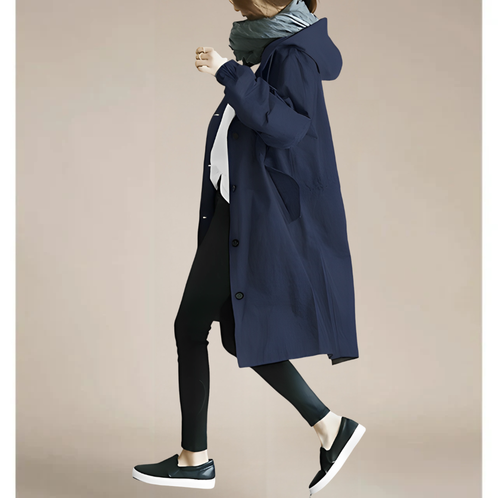Maren – Trenchcoat Dame Lett Vanntett