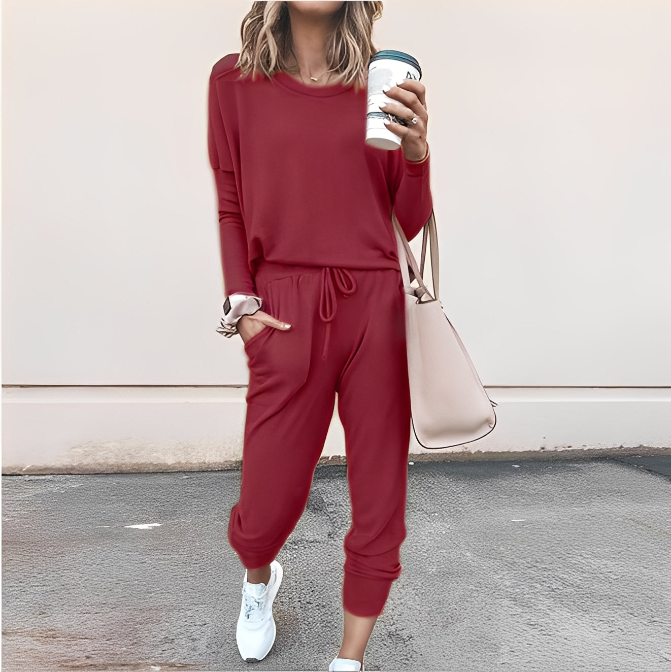 Danielle - Tilfeldig, løs treningsdress for damer