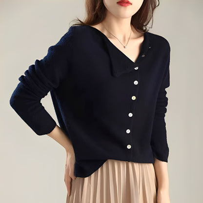 Genève - Elegant strikket cardigan for kvinner