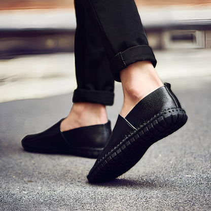 Neville - Stilige Lær-Slippers for Herrer