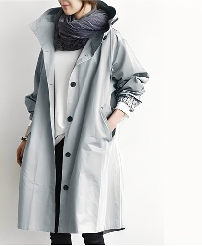Alicia - Trenchcoat med hette for kvinner