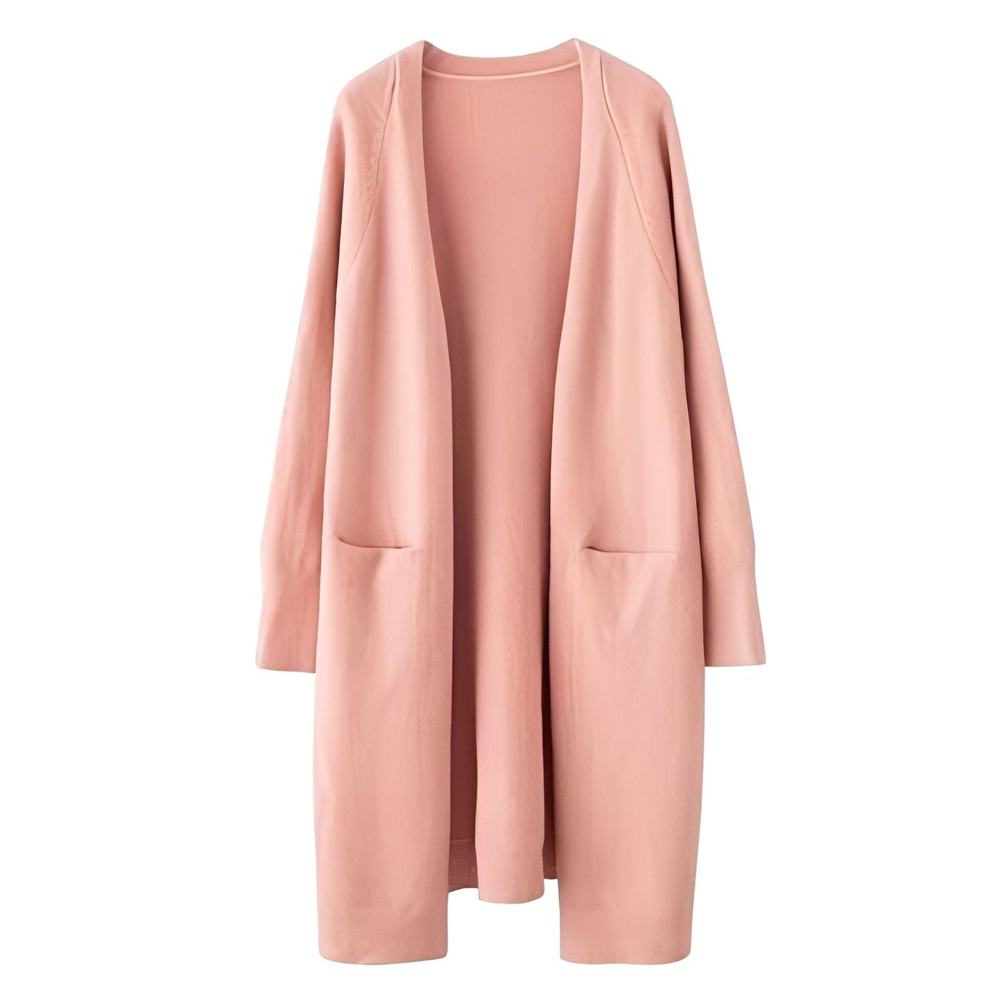 Claudie - Lang klassisk cardigan for kvinner