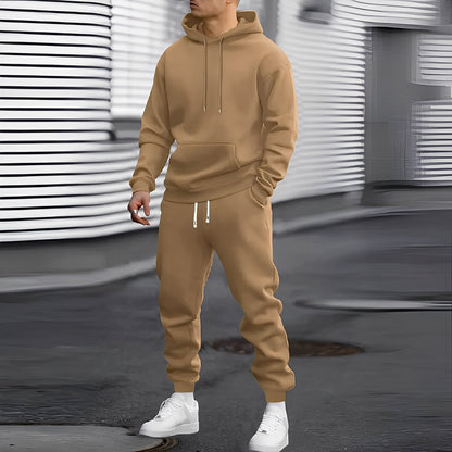 Arvel - Tilfeldig treningsdress-sett med hette for herrer