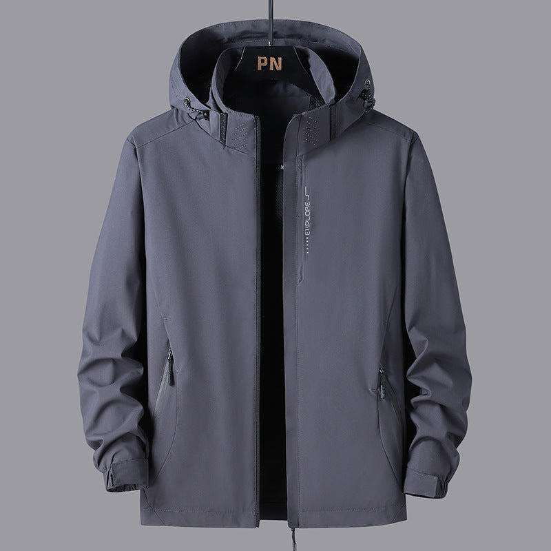 Reece - Elegant unisex-jakke med hette