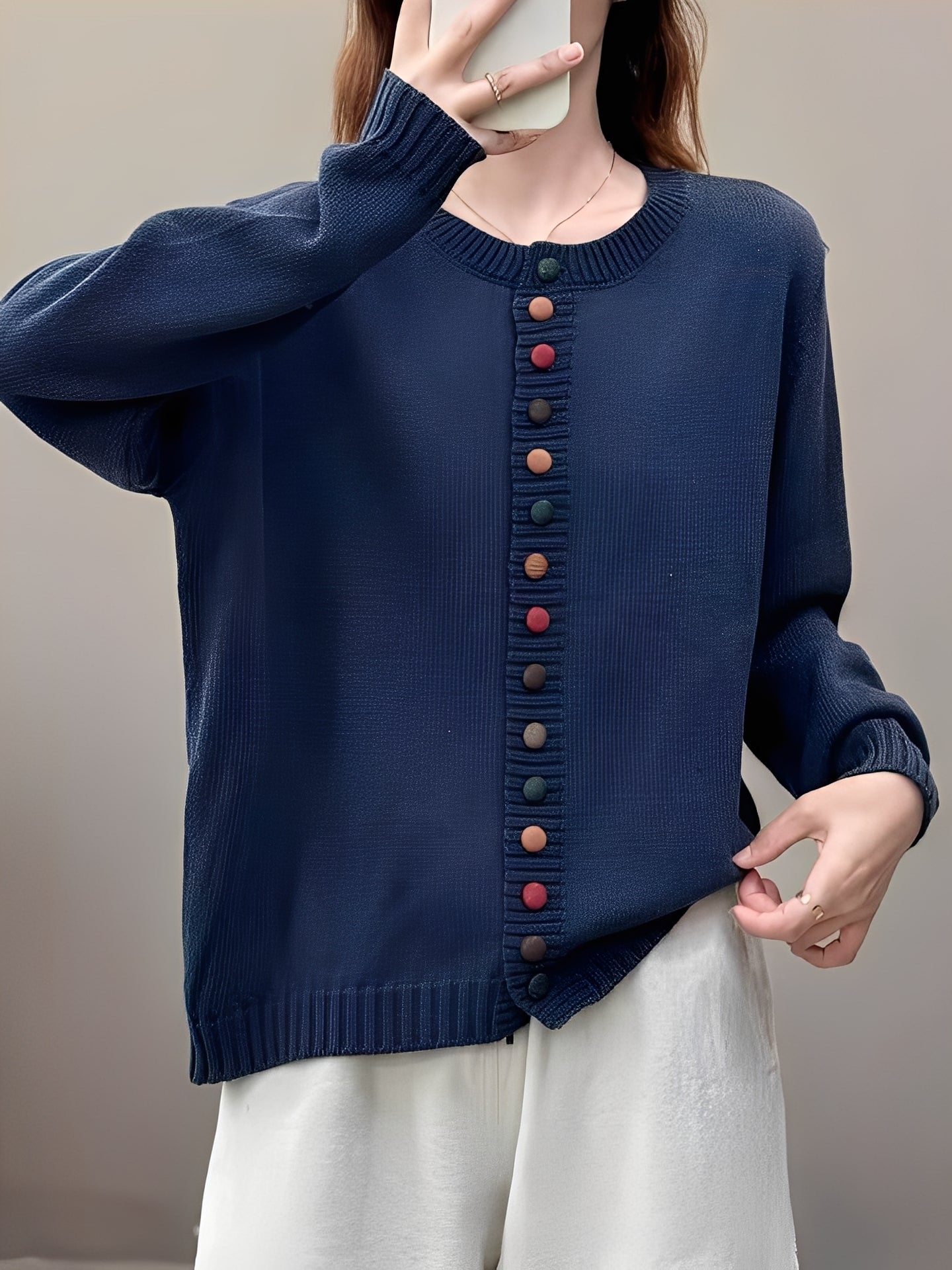 Rhonda - Stilfulle, lette strikkejakke for damer