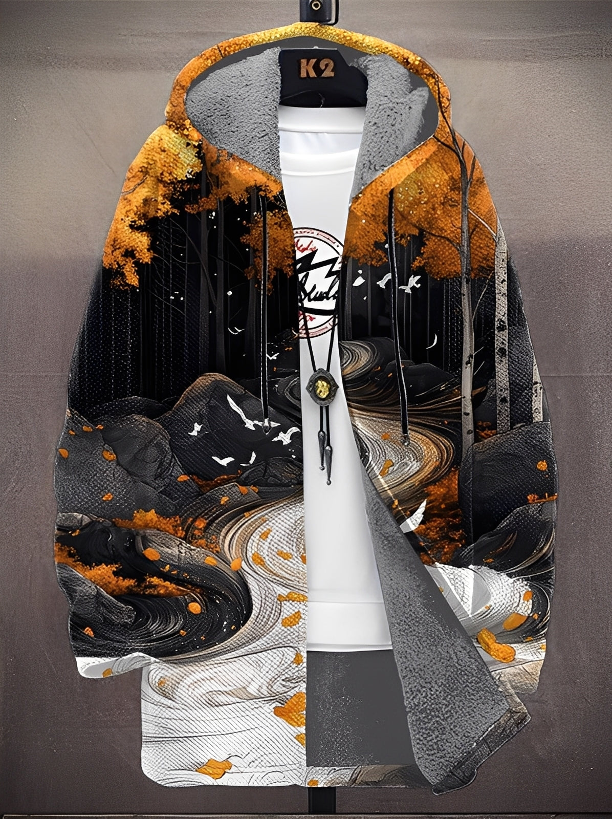 Oscar - Kunstnerisk, stilig hettegenser for herrer