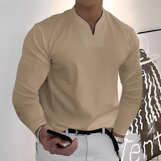 Corentin - Langermet herreskjorte i tilbakelent stil