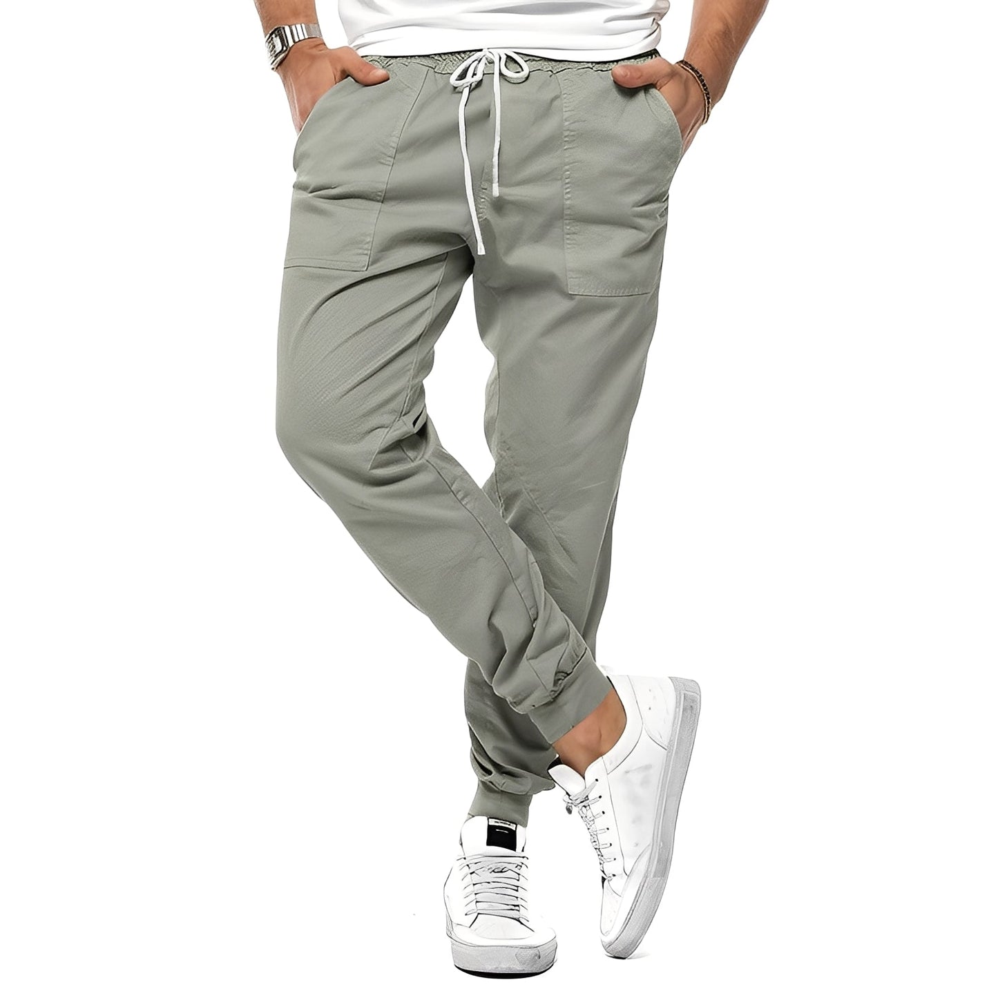 Cooper - Stilige Stretch-Sportbukse for Herrer