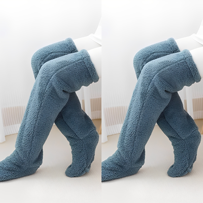 Camellia - Varme, overknee vintersokker for damer