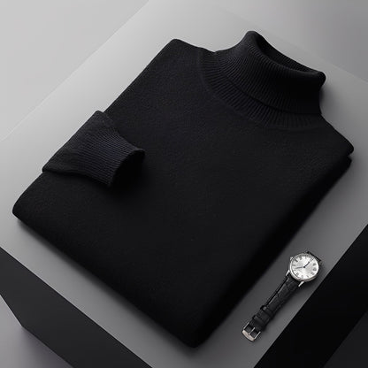 Osborn - Moderne rullekragen-genser i kasjmir for herrer