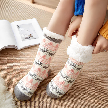 Clarice - Stilfulle middelslange julesokker for damer