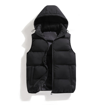 Kenneth - Moderne, varm vest med hette for herrer