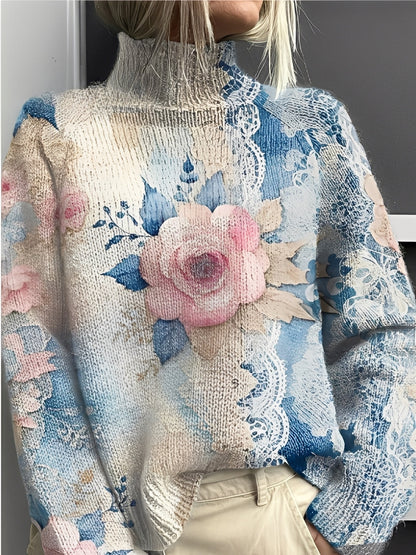 Giselle - Stilfulle, fargerike rullekragegenser for damer