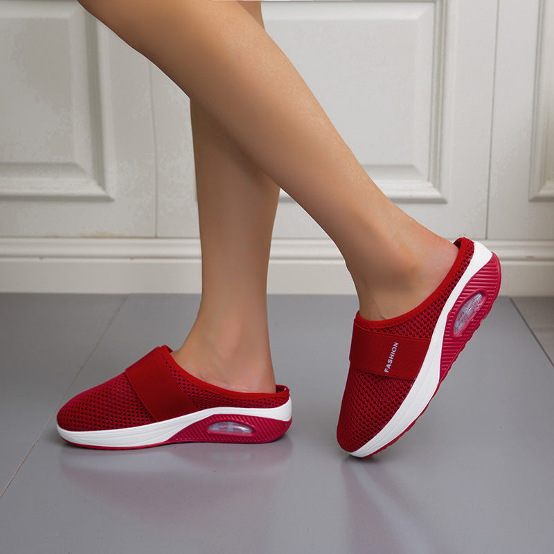 Wendi - Ortopediske Slip-On Kilesandaler for Kvinner