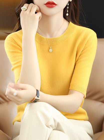 Blandine - Kortermet genser for kvinner