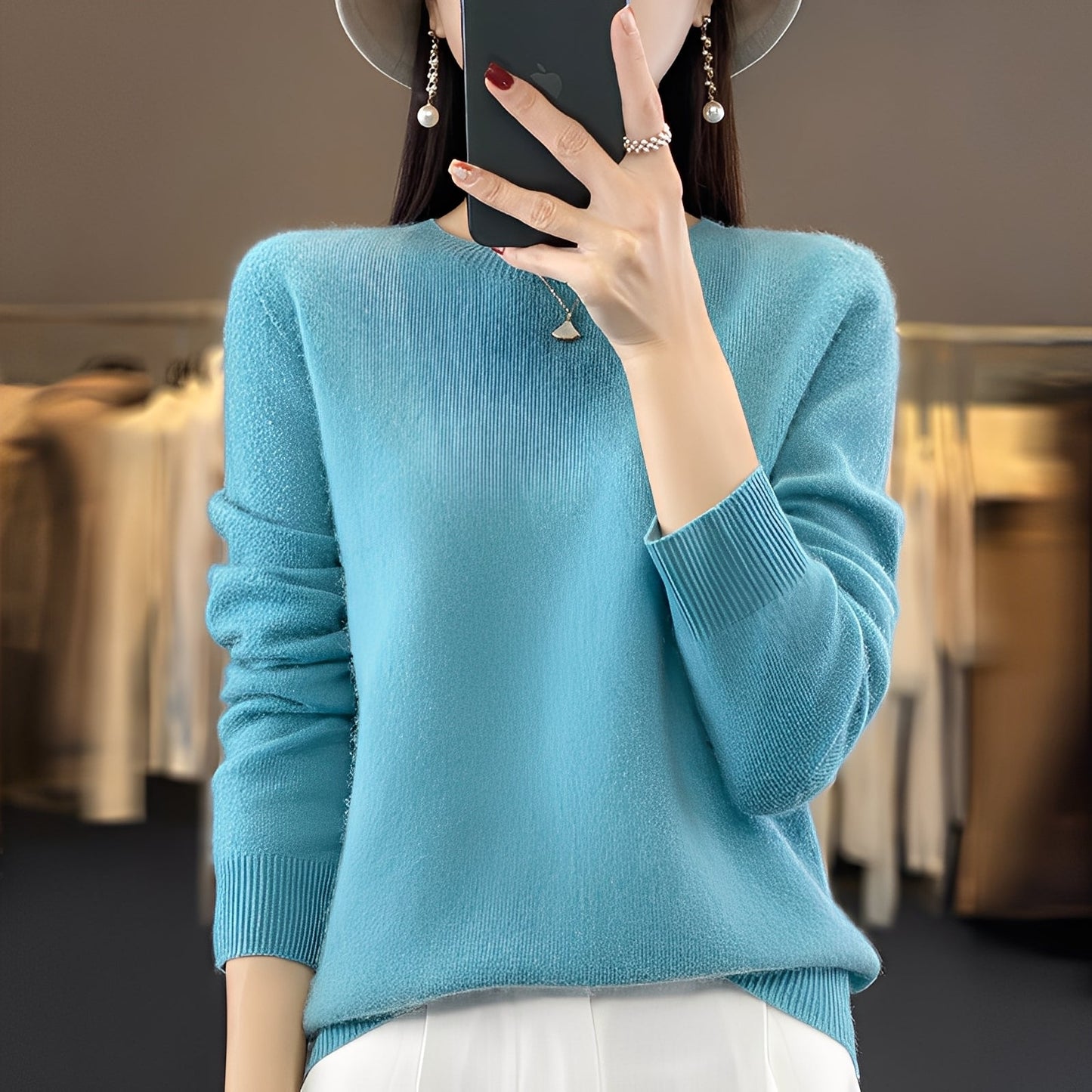 Cheyanne - Elegant kasjmirgenser for damer