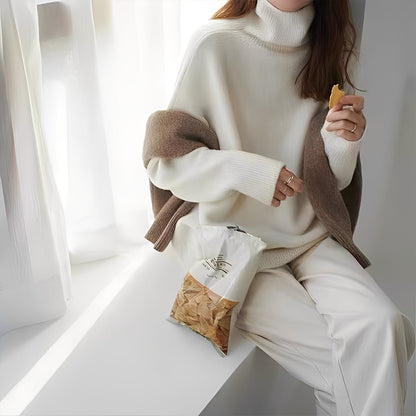 Clémentine - Elegant genser med rullekrage for kvinner