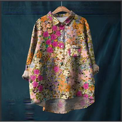 Garance - Klassisk skjorte med lange ermer for kvinner