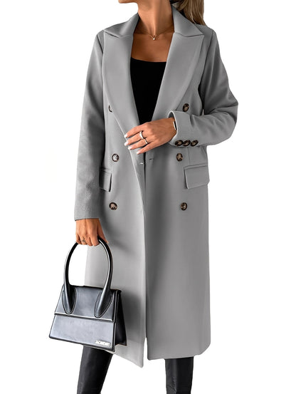 Rachelle - Formell, varm trenchcoat for damer