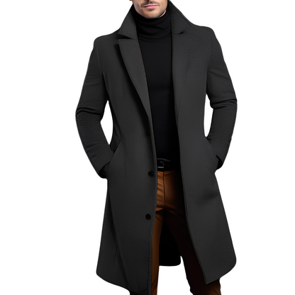 Reilly - Elegant ull-trenchcoat for herrer