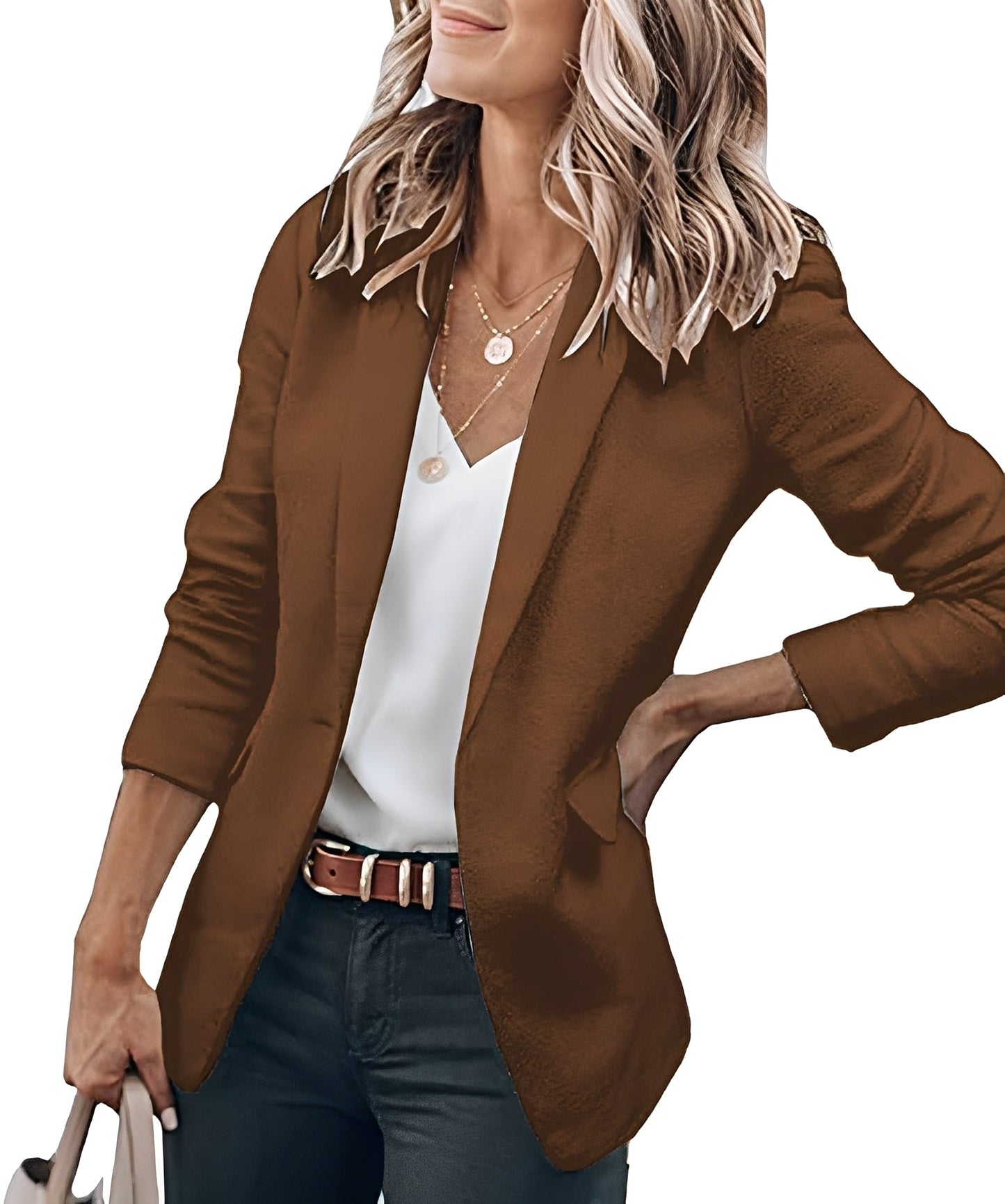 Lynsey - Løs, formell Einreiher-Blazer for Damer