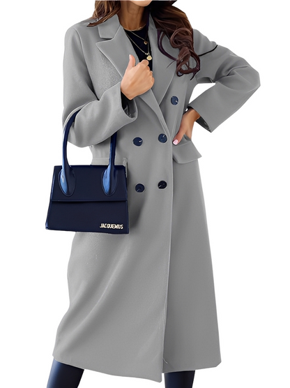 Jocelin - Elegant, varm dobbeltspent kåpe for damer