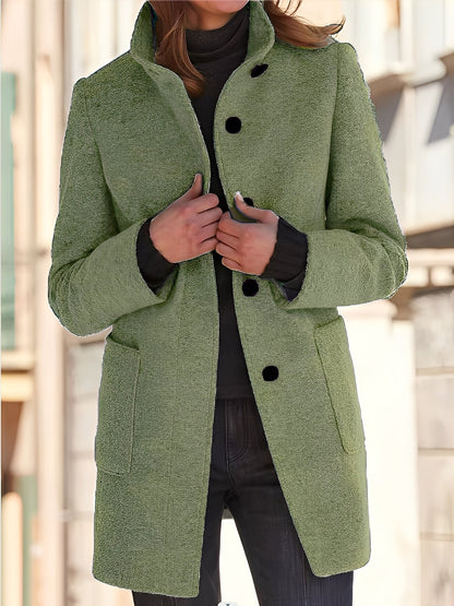 Michele - Vindtett ullfrakk for damer