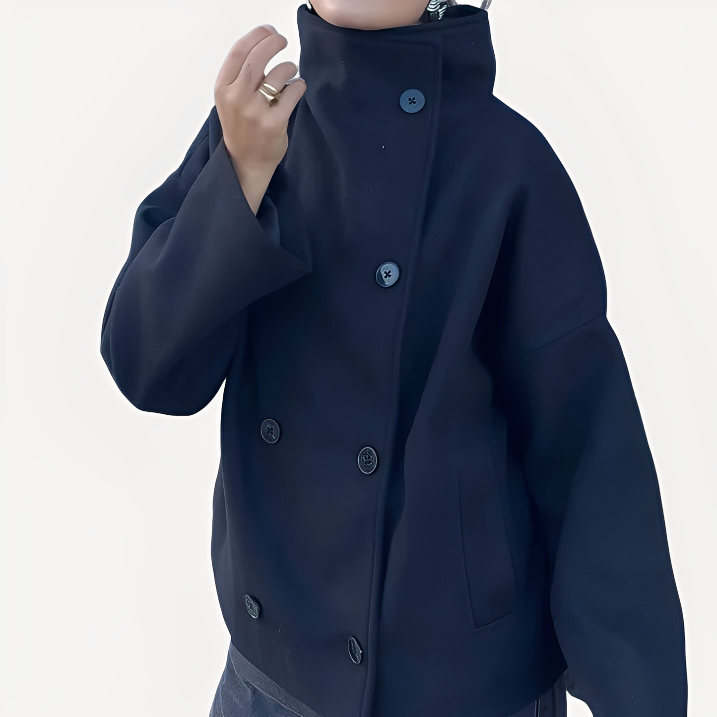 Carolyn - Elegant enkeltradet ulljakke for damer