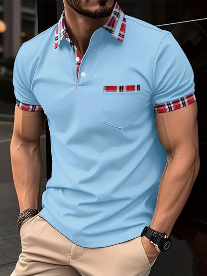 Ryker - Stilig Poloshirt med Lomme for Herrer