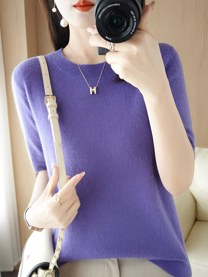 Blandine - Kortermet genser for kvinner