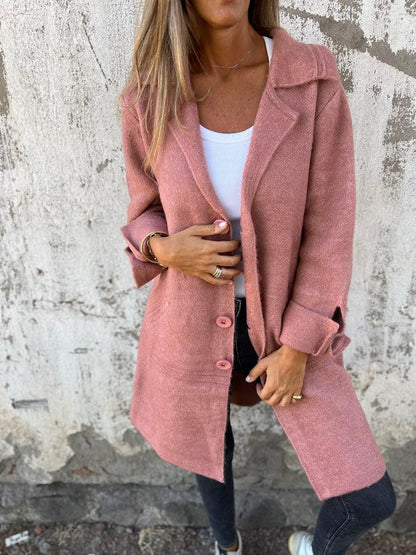 Diletta – Langer Strikkmantel