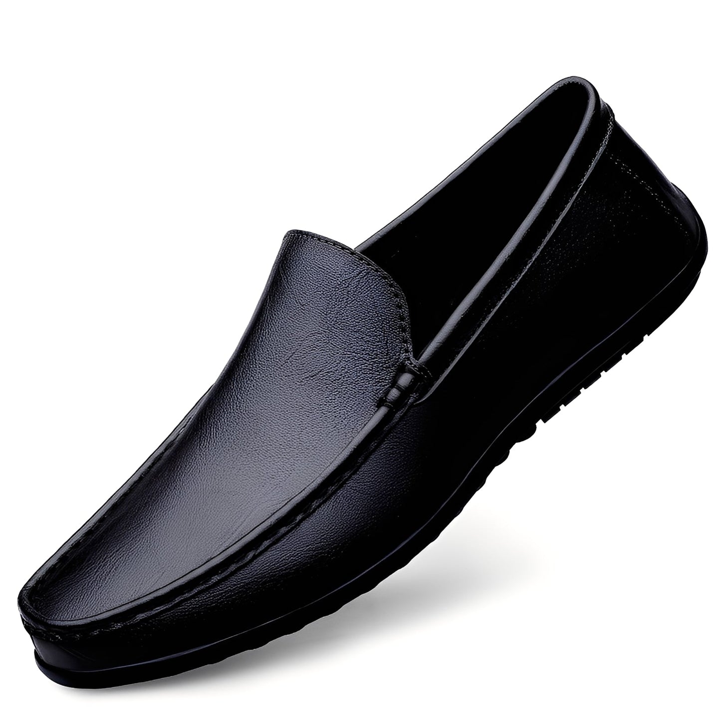 Seward - Tilfeldige, formelle lær-slippers for herrer