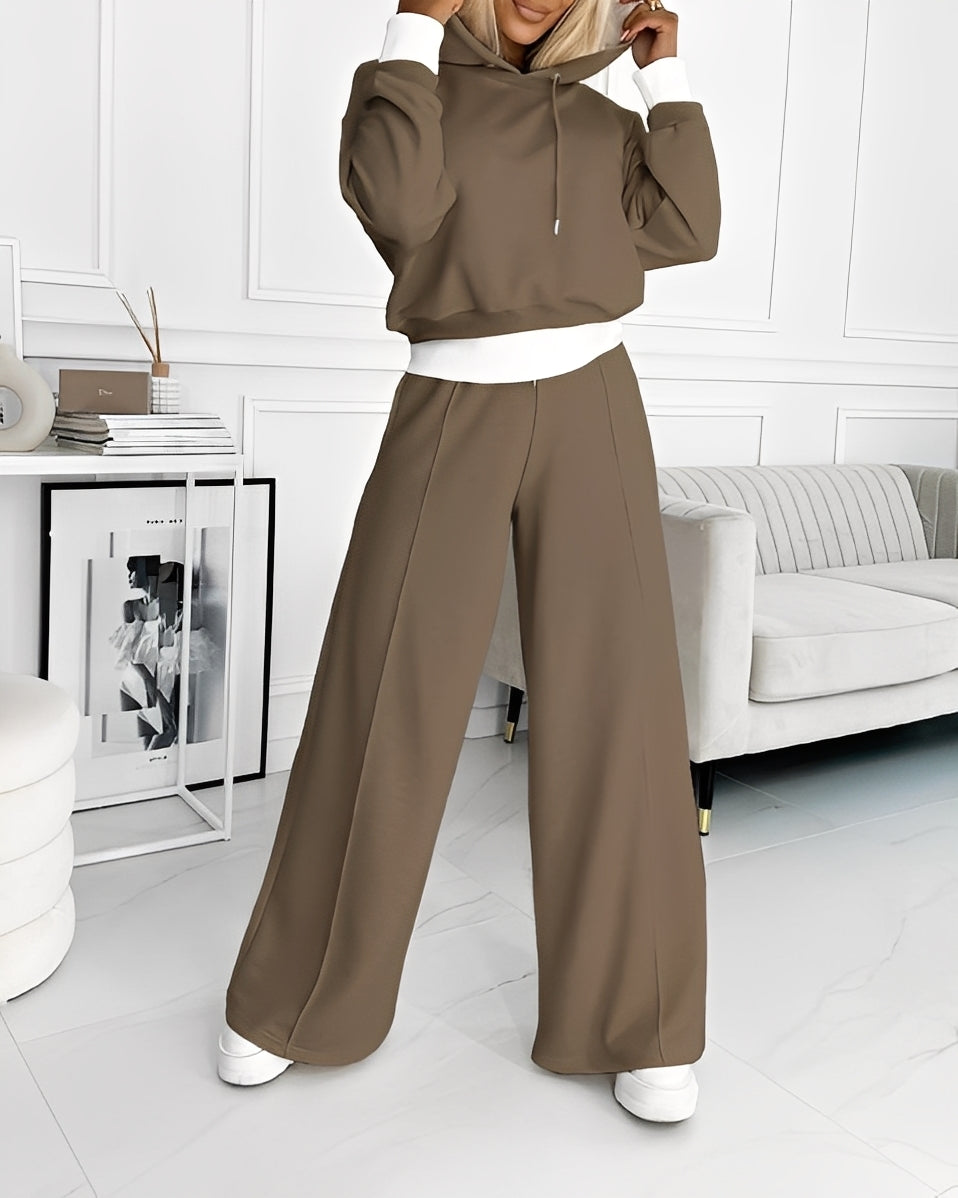 Paulina - Stilfulle treningsdress-sett med hette for damer