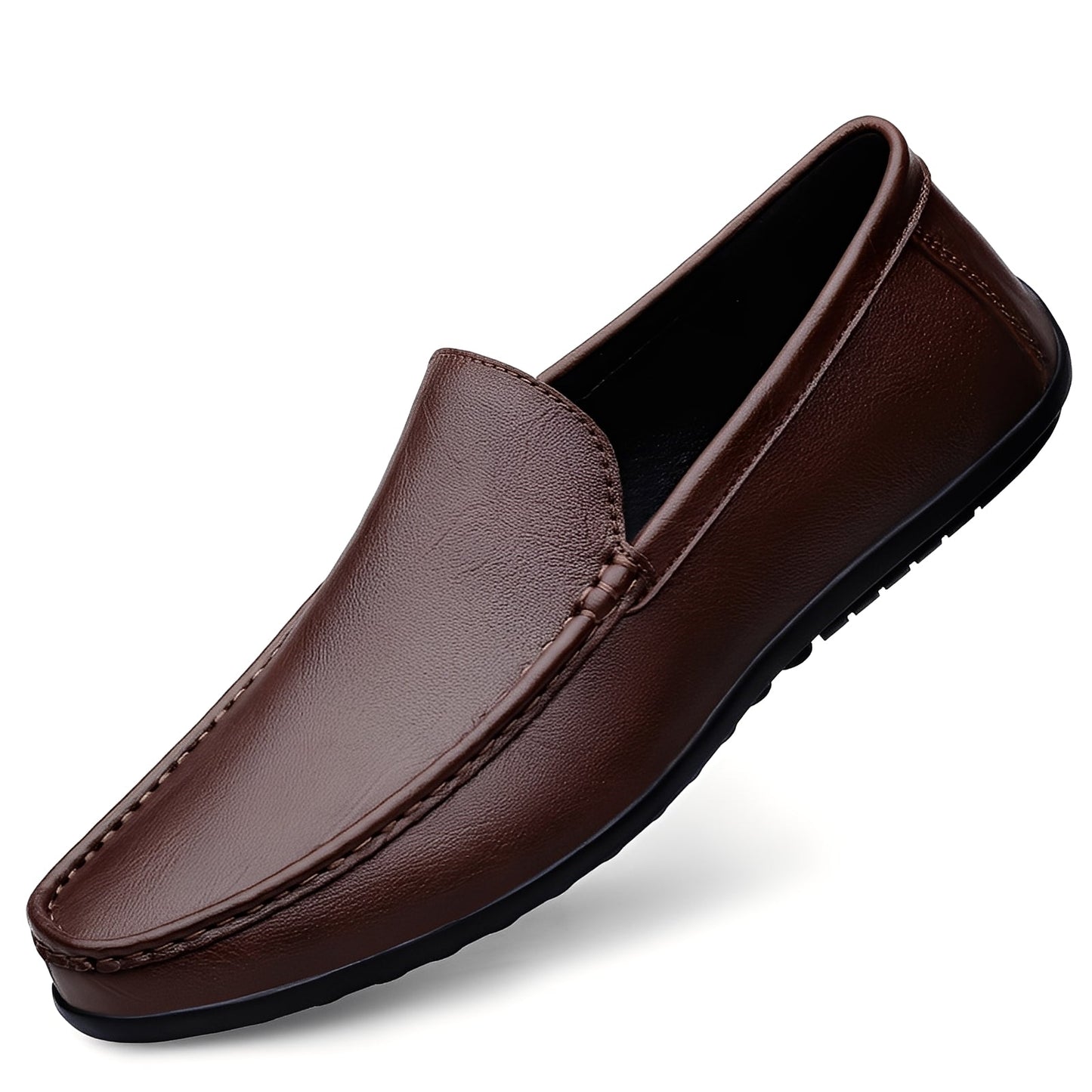 Seward - Tilfeldige, formelle lær-slippers for herrer