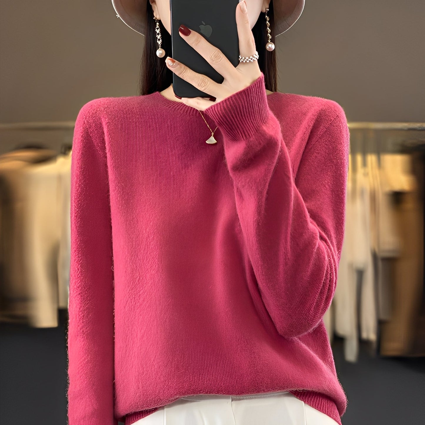 Cheyanne - Elegant kasjmirgenser for damer